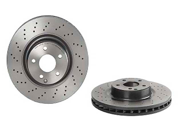 Mercedes-Benz Brake Disc - Vented and Cross Drilled 330 X 32 mm | 2003-2012 2304210812