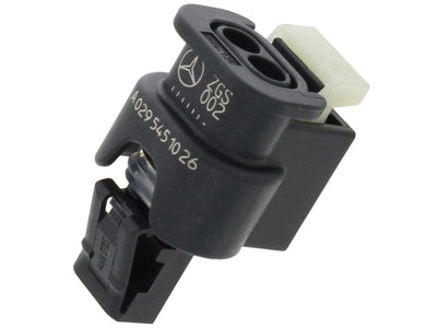 Mercedes-Benz Electrical Connector Housing - 2-Pin Black MLK 1.2 | 2006-2026 0295451026