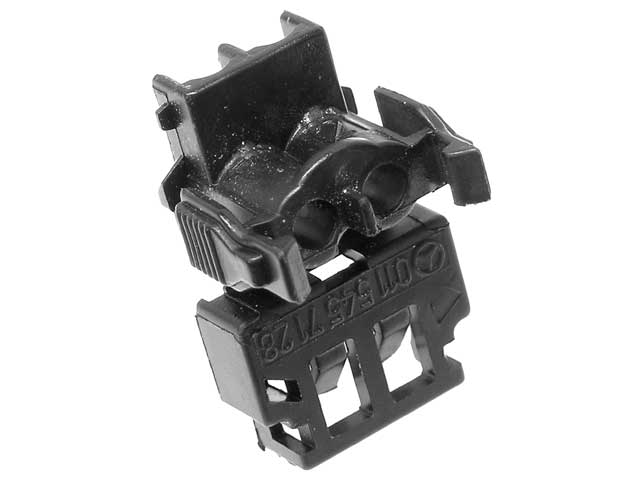 Mercedes-Benz Electrical Pin Bushing Housing 2-Pin Black | 1981-2015 0115457128