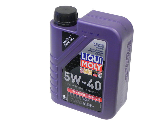 Mercedes-Benz Engine Oil - Liqui Moly Synthoil Premium - 5W-40 Synthetic 1 Liter | 1955-2006 2040