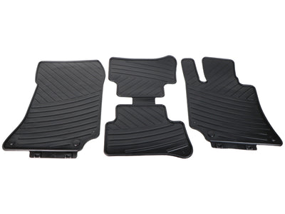 Mercedes-Benz Floor Mat Set - Black Rubber | 2010-2018 21268062029G33