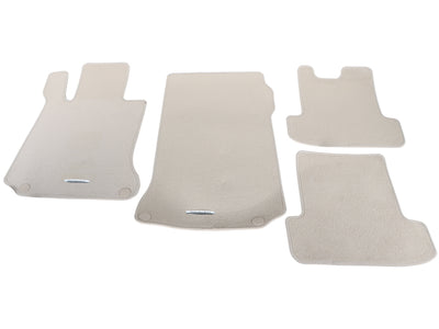 Mercedes-Benz Floor Mat Set - Silky Beige Carpeted | 2010-2017 20768094008S47