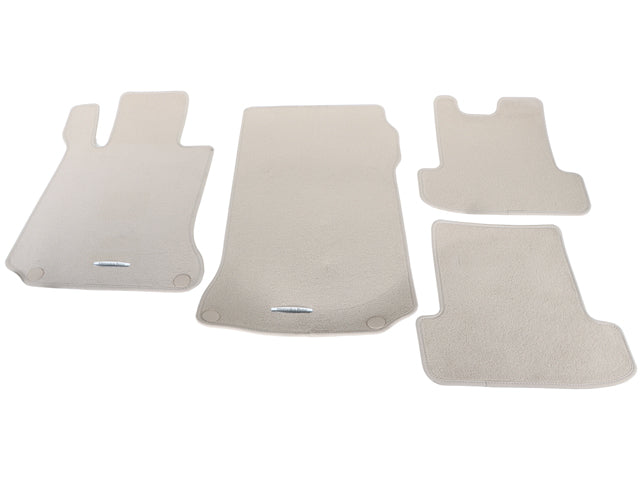 Mercedes-Benz Floor Mat Set - Silky Beige Carpeted | 2010-2017 20768094008S47