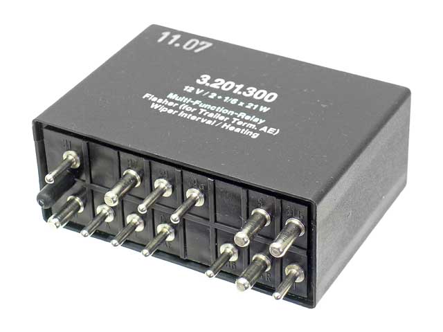 Mercedes-Benz Multi Purpose Relay 13-Pin Black | 1986-1995 2018210247
