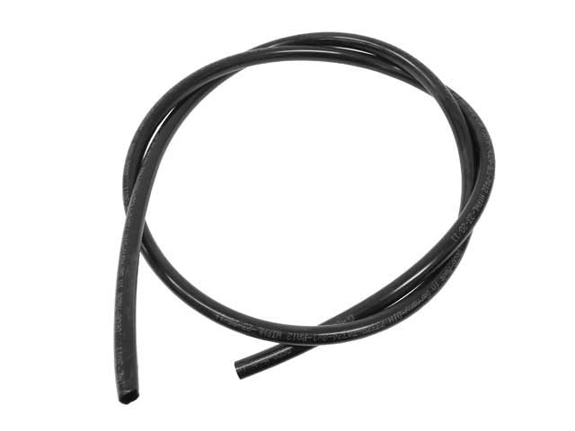 Mercedes-Benz Vacuum Line - Black - 1.0 X 8.0 mm - Sold by the Meter | 1968-2008 0009872727