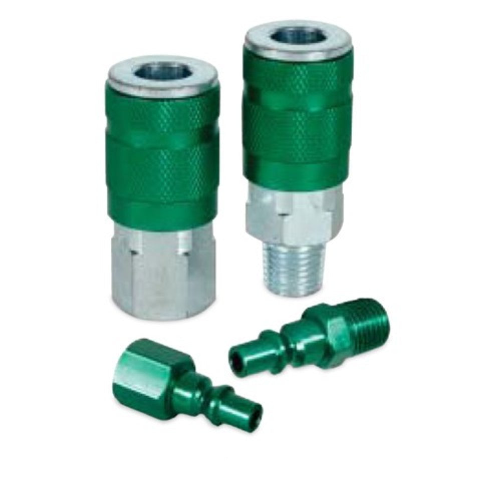 Type B Aro Green Air Nipple - 1/4 Inch Mnpt