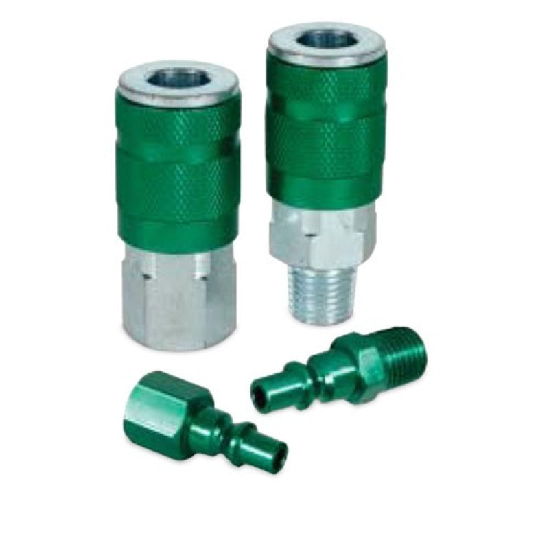 Type B Aro Green Air Nipple - 1/4 Inch Mnpt