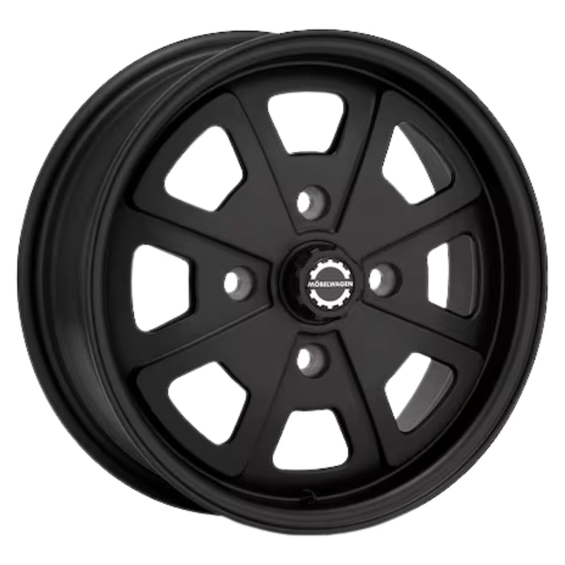 Mobelwagen 730B Schnell Wheel - Satin Black - 15"x5.5" +35