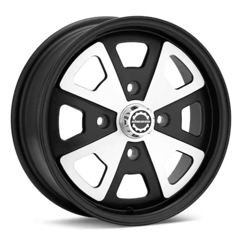 Mobelwagen 730M Schnell Wheel - Satin Black - 15"x5.5" +35