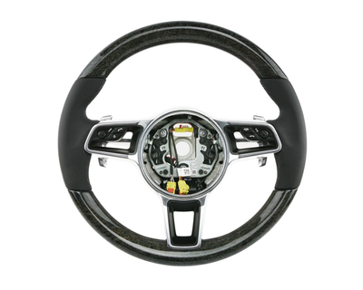 Multi-Function Steering Wheel - Black - Macan | 2015-2025