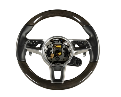 Multi-Function Steering Wheel - Black - Macan | 2019-2025
