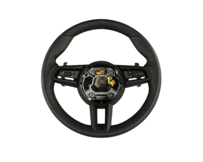Multi-Function Steering Wheel - Black - Macan | 2019-2025
