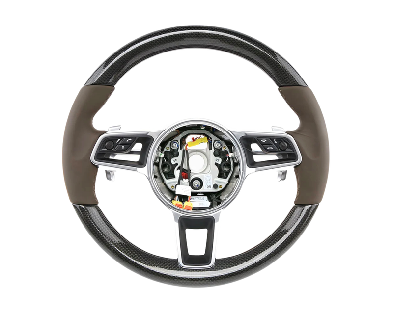 Multi-Function Steering Wheel - Saddle Brown - Macan | 2015-2018
