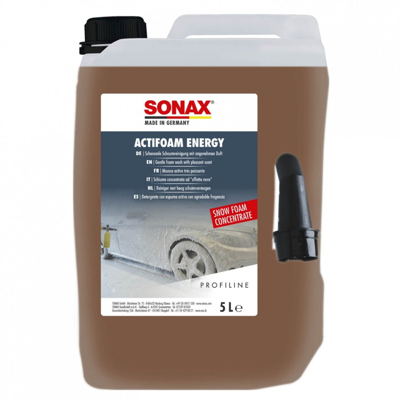 Sonax Profiline ActiFoam Energy Snow Foam - 5000ml - Sierra Madre Collection