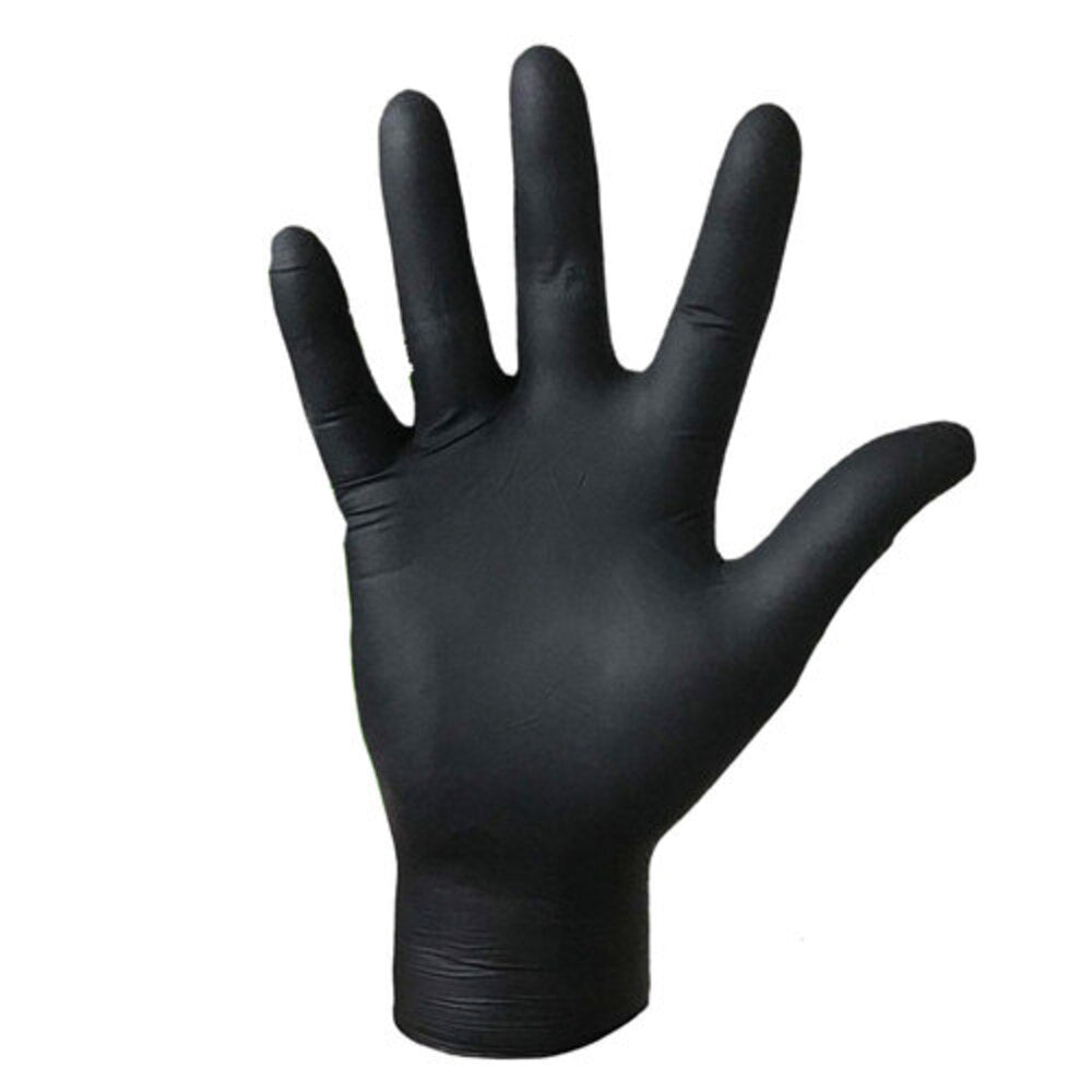 Nitrile Black Gloves - Size XL - 100 Per Box