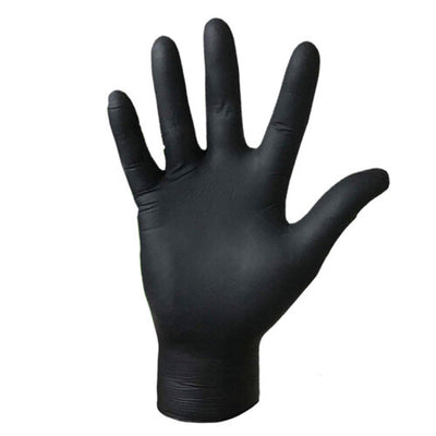 Nitrile Black Gloves - Size XL - 100 Per Box