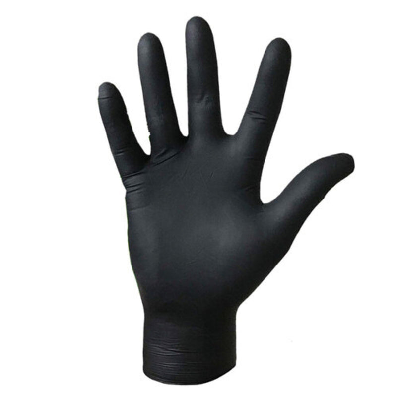 Nitrile Black Gloves - Size XL - 100 Per Box