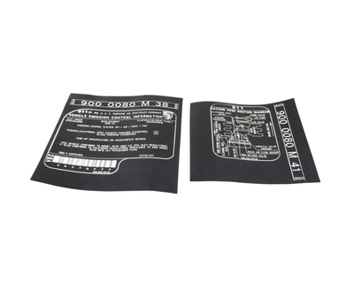Notice Engine Data Sticker - 911 | 1997-2004