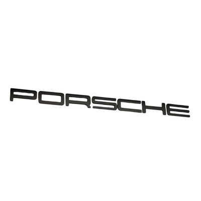 PORSCHE Hatch Emblem - Matte Black - Cayenne | 2011-2023