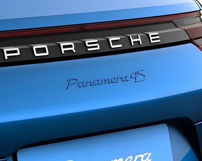 Panamera 4S Emblem Logo - Primed Coated - Panamera | 2010-2020