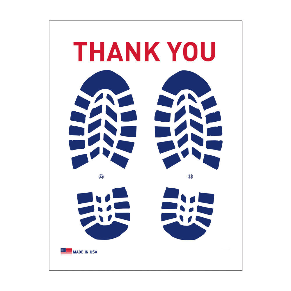 Paper Floor Mat - 17 Inch x 22 Inch - 500 Per Box