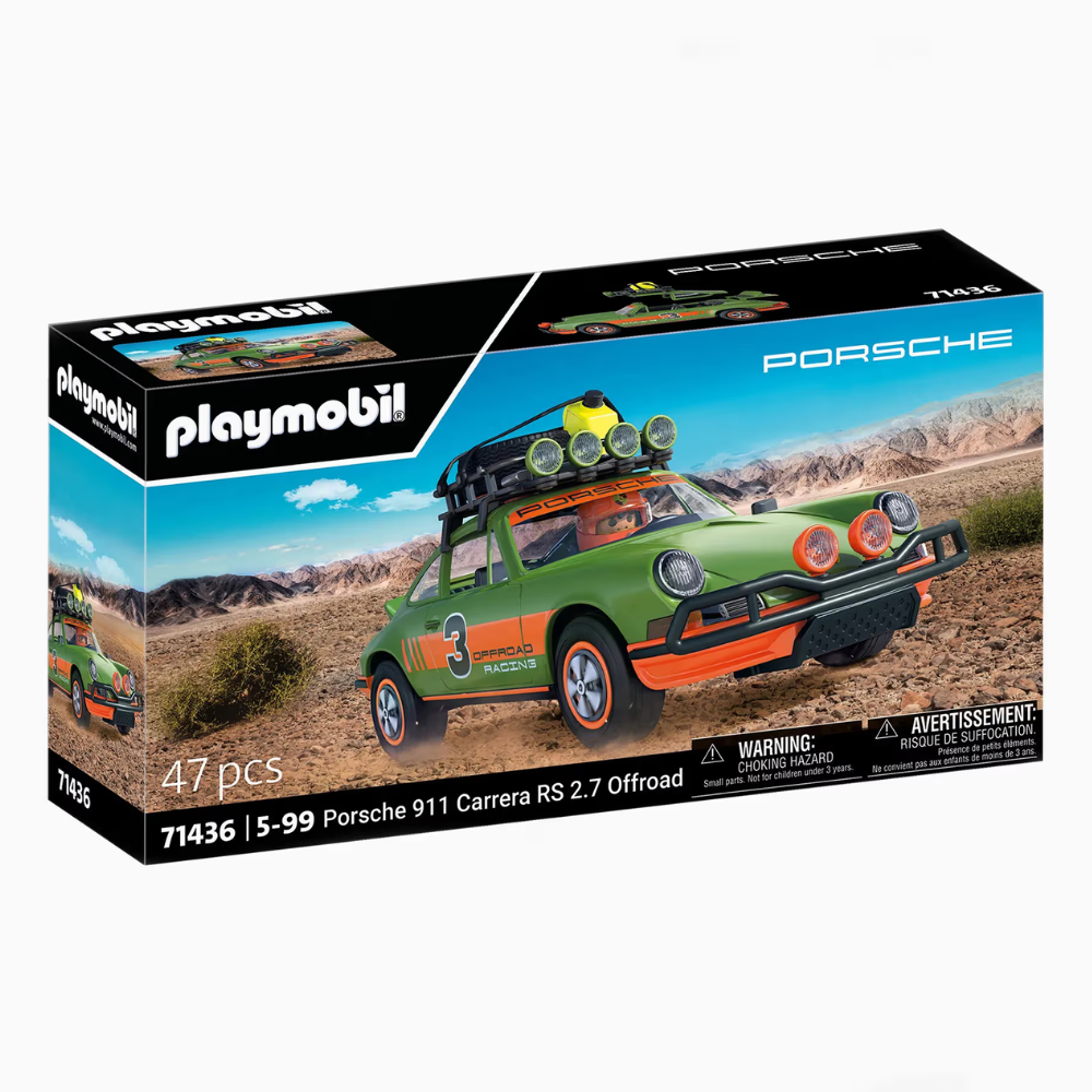 Playmobil Porsche 911 Carrera Rs 2.7 Offroad Toy Set