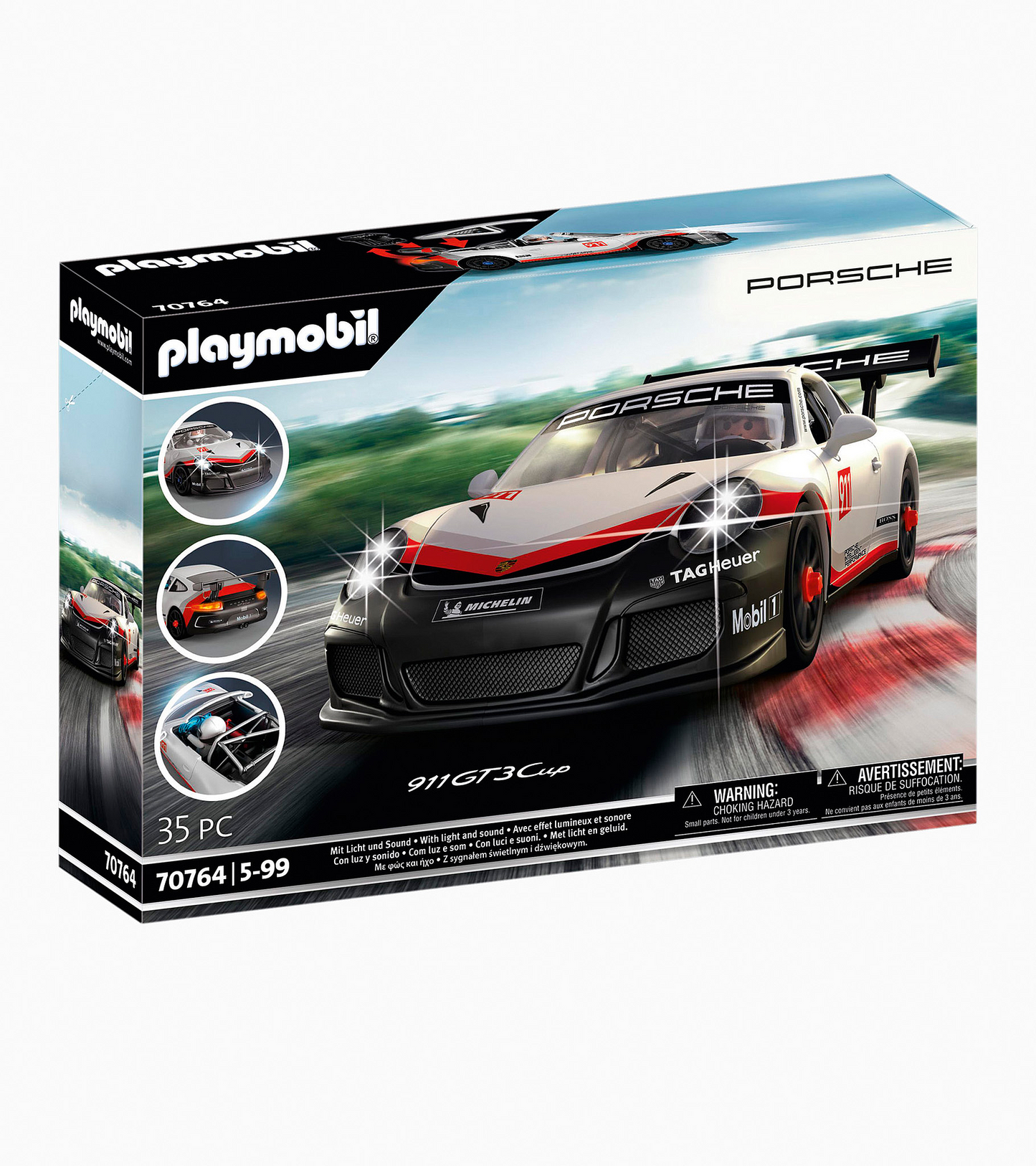 プレイモービル　ポルシェ911 GT3 Cup Playmobil Porsche 911 GT3 Cup 2.0 Toy Set