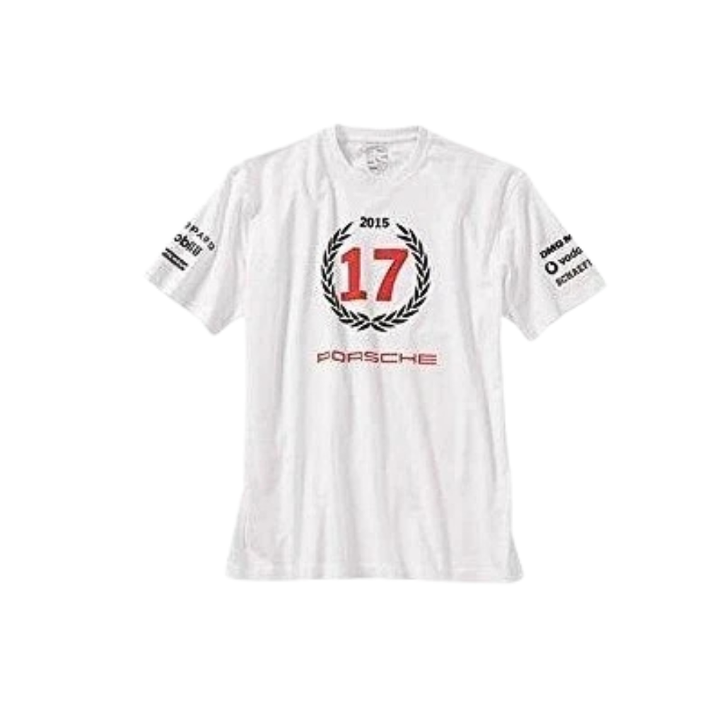 Porsche 17 Le Mans Unisex White T-Shirt - Small