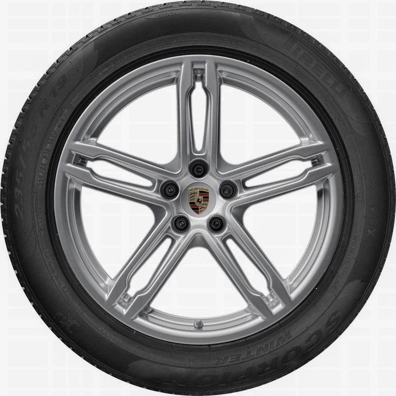 Porsche 19 in Winter Wheel Set Dunlop - 95B044651A - Macan 15-23 95B044651A