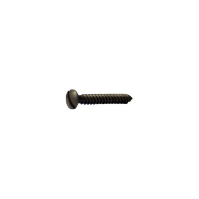 Porsche 2.9X22 Black Zinc 7973 Counter Sunk Slot Screw 25 Pieces 7973BZ2-9X22