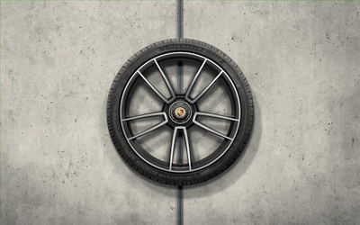 Porsche 20/21 in Winter Wheel Set 992 Turbo S Goodyear - 992044603AB - 992 18-23 992044603AB