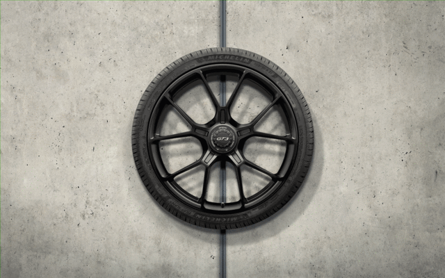 Porsche 20/21 in Winter Wheel Set GT3 - Black - 992044601CA - 992 18-23 992044601CA