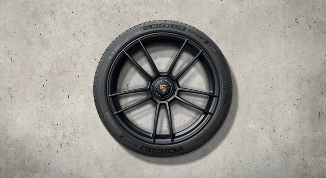 Porsche 20/21 in Winter Wheel Set Turbo S - Black - 992044601BA - 992 18-23 992044601BA