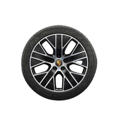 Porsche 20 Inch Taycan Turbo Aero Summer Wheel And Tire Set - 9J1073650C 9J1073650C