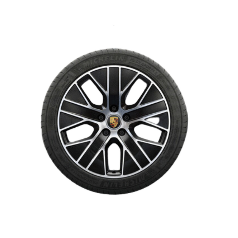Porsche 20 Inch Taycan Turbo Aero Summer Wheel And Tire Set - 9J1073650C 9J1073650C