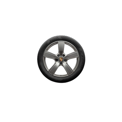 Porsche 20 in Sport Classic Summer Wheel and Tire Set Satin Gloss - Cayenne 9Y0044661E