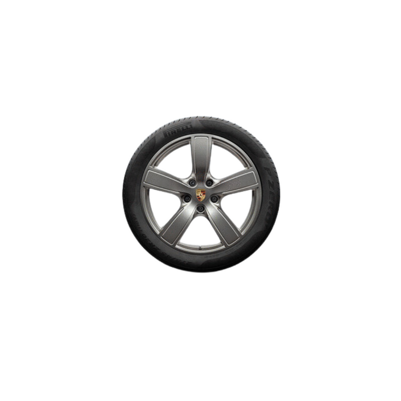 Porsche 20 in Sport Classic Summer Wheel and Tire Set Satin Gloss - Cayenne 9Y0044661E
