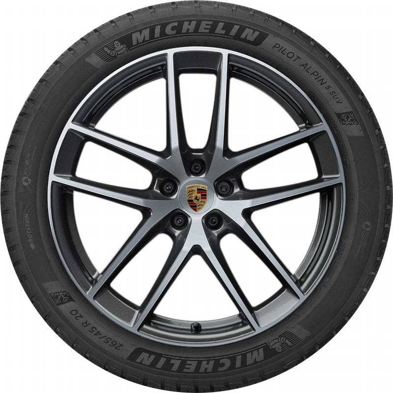Porsche 20 in Winter Wheel Set Dark Titanium Pirelli - 95B044651D - Macan 15-23 95B044651D