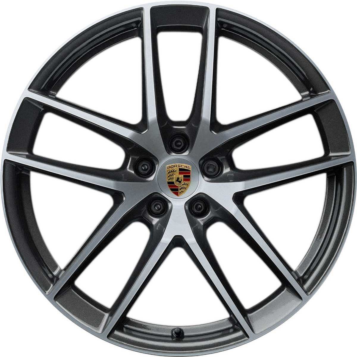 Porsche 20 in Winter Wheel Set Dark Titanium Pirelli - 95B044651D - Macan 15-23 95B044651D