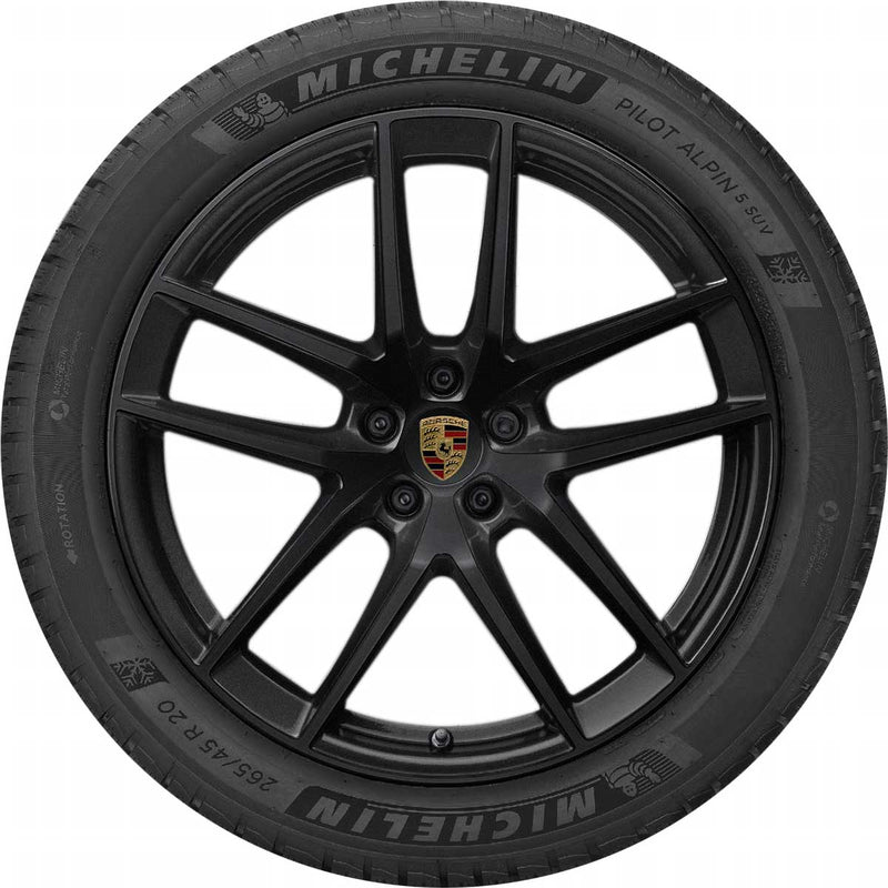 Porsche 20 in Winter Wheel Set Satin Black - 95B044651E - Macan 15-23 95B044651E