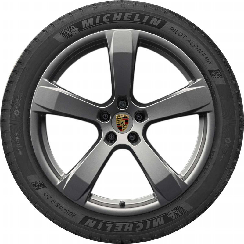 Porsche 20 in Winter Wheel Set Sport Satin Gloss Pirelli - 95B044651C - Macan 15-23 95B044651C