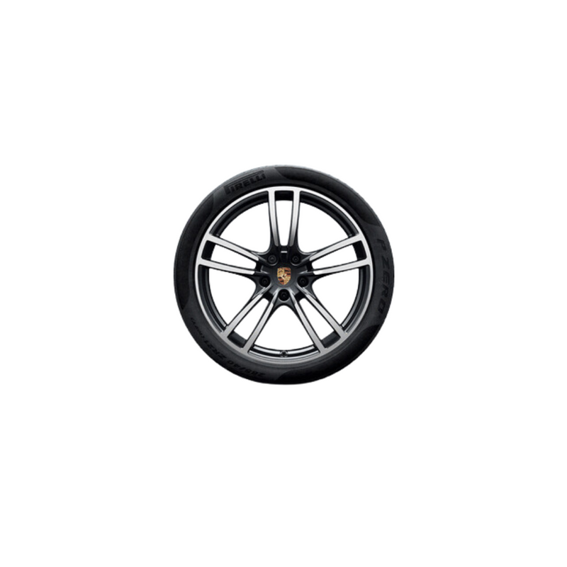Porsche 21 Inch Cayenne Turbo Summer Wheel And tire Set - 9Y0044661F 9Y0044661F