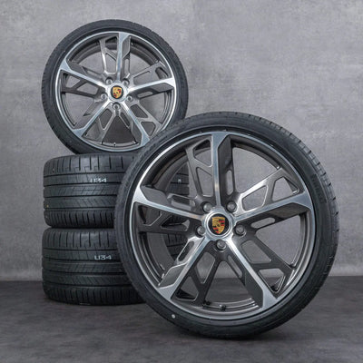 Porsche 21 Inch Cross Turismo Design Summer Wheel And Tire Set - 9J1073660L 9J1073660L
