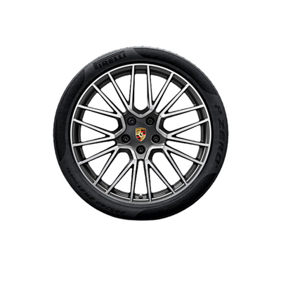 Porsche 21 Inch RS Spyder Design Summer Wheel And Tire Set - 9Y0044661H 9Y0044661H