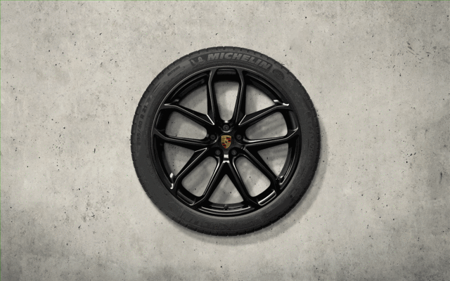 Porsche 21 in Gt Design Summer Wheel & Tire Set - 95B044668N - Macan 15-23 95B044668N