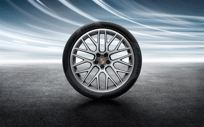 Porsche 21 in Summer Wheel & Tire Set - 95B044665L - Macan 15-23 95B044665L