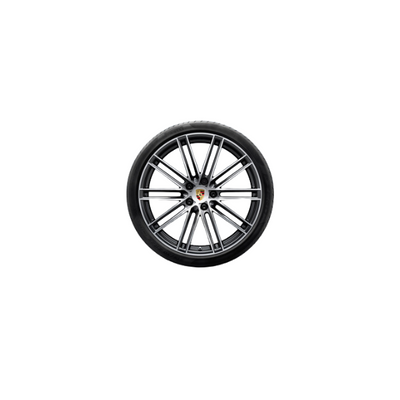 Porsche 22 Inch 911 Turbo Design Summer Wheel And Tire Set - 9Y0044661M 9Y0044661M