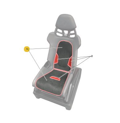 Porsche 3D Printed Bodyform Full Bucket Seat - 981 - 982 13-23 - 991 - 992 12-23