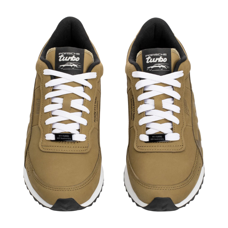 Porsche 50Y 911 Turbo Unisex Sneakers Shoes - Olive Green