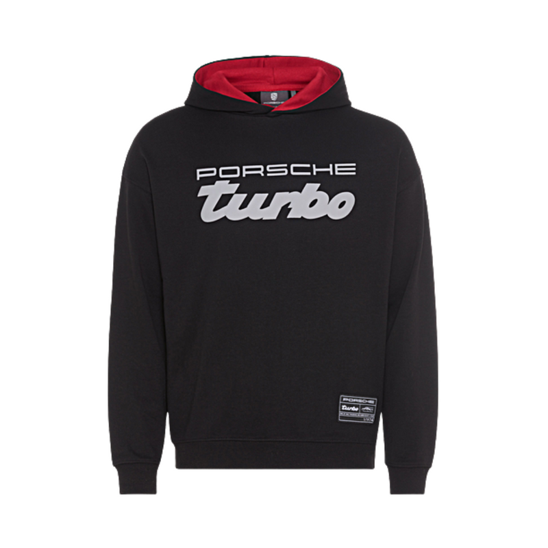 Porsche 50Y Turbo Collection Unisex Black Hoodie - Large